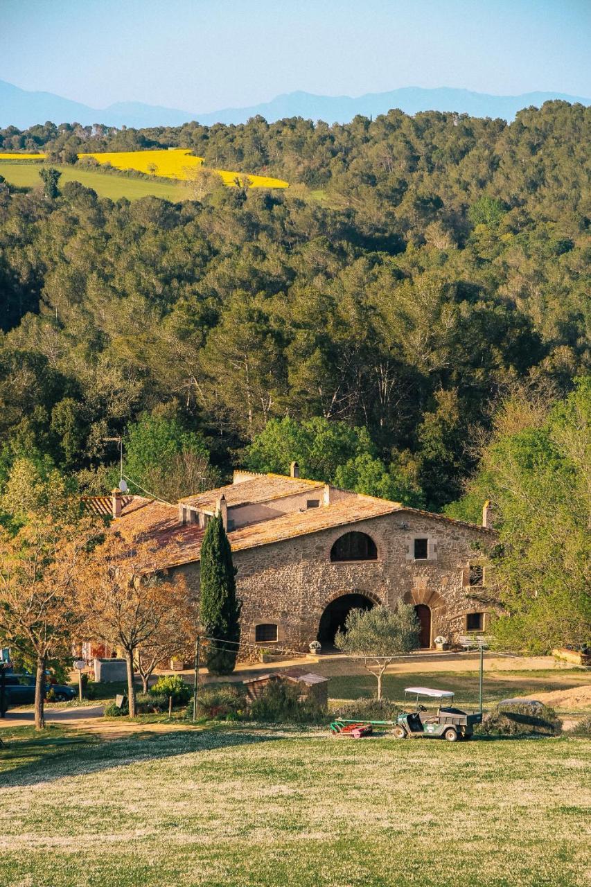 Mas Pages Hostel Sant Esteve De Guialbes Bagian luar foto